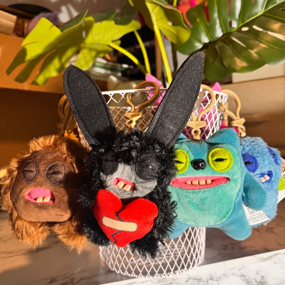 NWT FULL SET OF 10 - Fuggler Series 4 Keychains
